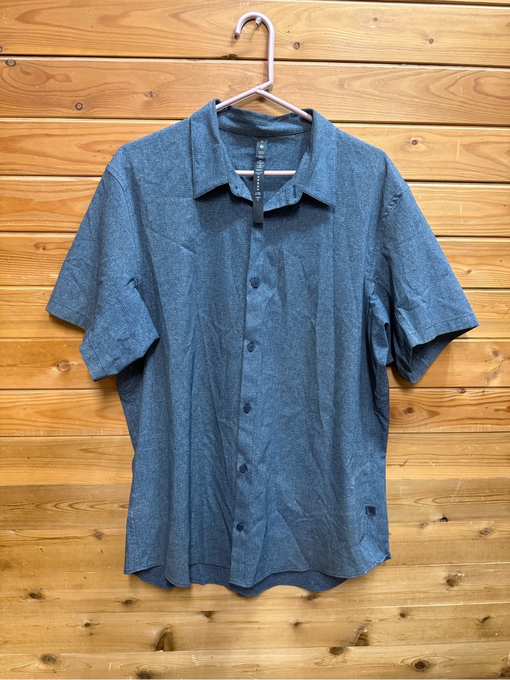 Men's Lululemon Short-Sleeve Button-Up